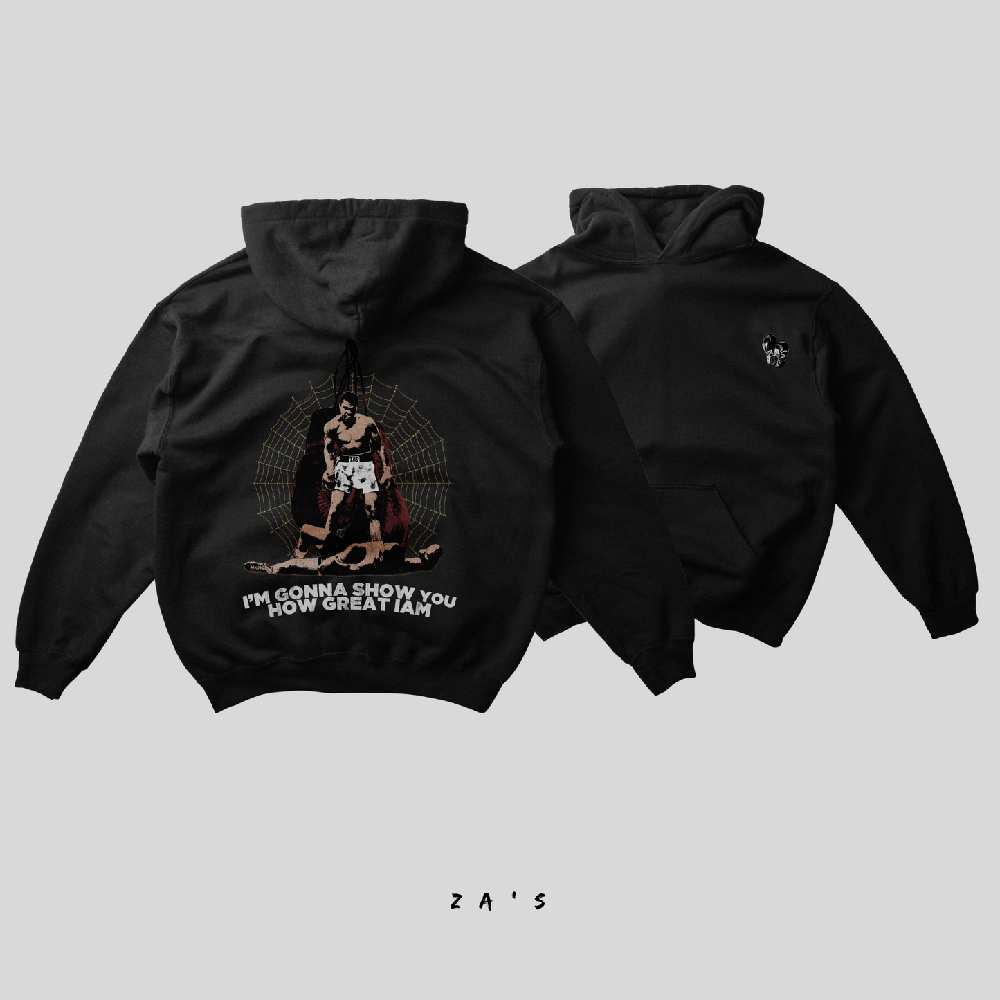 " I'M GONNA SHOW YOU HOW GREAT IAM" HOODIE BLACK